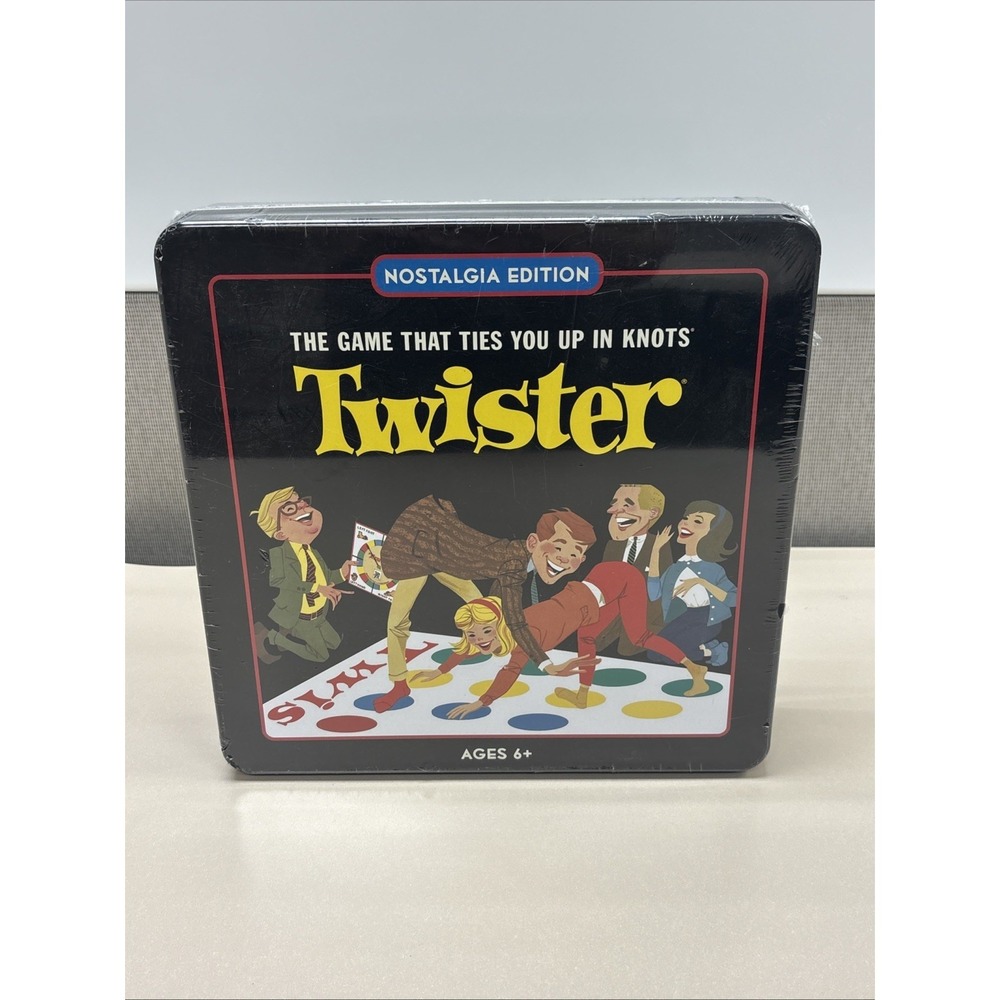 Twister Nostalgia Editon in Collectible Tin Vintage 1966 Classic Board Game New